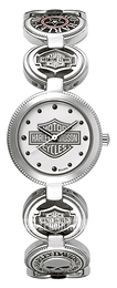 Bulova Harley-Davidson Biały/Stal 76L145