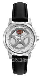 Bulova Harley-Davidson Srebrny/Satyna 76L159