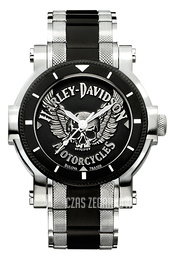 Bulova Harley-Davidson Czarny/Stal Ø44 mm 78A109