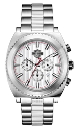 Bulova Harley-Davidson Biały/Stal 78B130
