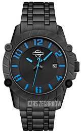 Bulova Czarny/Stal 78B132