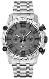 Bulova Harley-Davidson Szary/Stal Ø45 mm 78B133