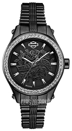 Bulova Harley-Davidson Czarny/Stal Ø32 mm 78L118