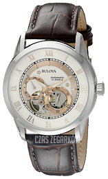 Bulova Biały/Skóra Ø41 mm 96A172