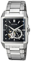 Bulova Czarny/Stal 96A194
