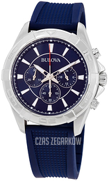 Bulova Classic Niebieski/Guma Ø43 mm 96A214