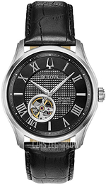 Bulova Czarny/Skóra Ø42 mm 96A217
