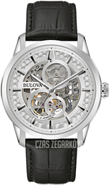 Bulova Sutton Srebrny/Skóra Ø43 mm 96A266