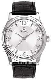 Bulova Dress Srebrny/Skóra Ø38 mm 96A28