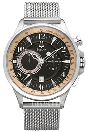 Bulova Adventurer Czarny/Stal Ø44 mm 96B139