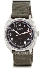 Bulova Czarny/Tkanina Ø42 mm 96B229