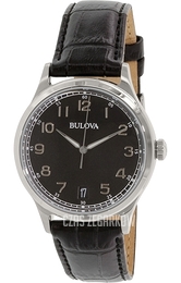 Bulova Dress Czarny/Skóra Ø40 mm 96B233