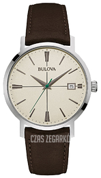 Bulova Dress Beżowy/Skóra Ø39 mm 96B242