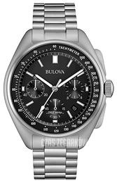 Bulova Bracelet Czarny/Stal Ø45 mm 96B258