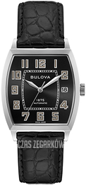 Bulova Czarny/Skóra 96B329