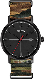 Bulova Czarny/Skóra Ø39 mm 96B336