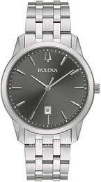 Bulova Dress Szary/Stal Ø40 mm 96B341