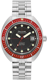Bulova Oceanographer Czarny/Stal Ø44 mm 96B343