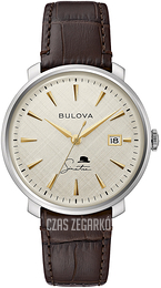 Bulova Kremowy/Skóra Ø40 mm 96B359