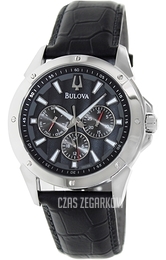 Bulova Dress Czarny/Skóra Ø43 mm 96C113