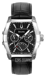 Bulova Wintermoor Czarny/Skóra 96C114