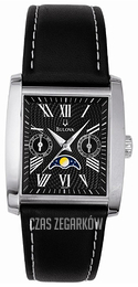 Bulova Marine Star Czarny/Skóra 96C25