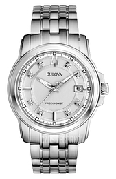 Bulova Langford Biały/Stal Ø42 mm 96D118