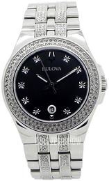 Bulova Czarny/Stal Ø42 mm 96K102