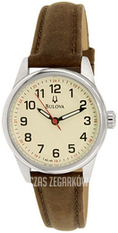 Bulova Precisionist Beżowy/Skóra Ø28 mm 96L166