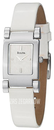 Bulova Dress Biały/Skóra 96L47