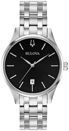 Bulova Czarny/Stal Ø36 mm 96M150
