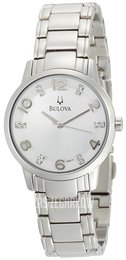 Bulova Diamond Srebrny/Stal Ø32 mm 96P111