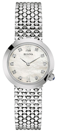Bulova Diamond Srebrny/Stal Ø28 mm 96P163