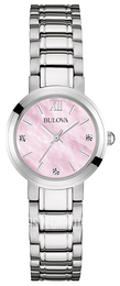 Bulova Diamond Różowy/Stal Ø26 mm 96P165