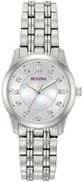 Bulova Diamond Biały/Stal Ø30 mm 96P179