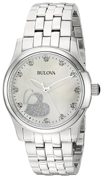 Bulova Biały/Stal Ø32 mm 96P182