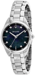 Bulova Diamond Czarny/Stal Ø32 mm 96P198