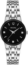 Bulova Czarny/Stal Ø30 mm 96P200