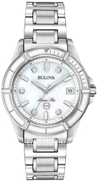 Bulova Marine Star Biały/Stal Ø34 mm 96P201