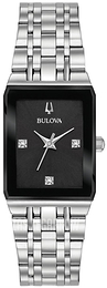Bulova Czarny/Stal 96P202