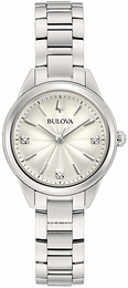 Bulova Srebrny/Stal Ø28 mm 96P219