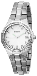 Bulova Diamond Biały/Stal Ø32 mm 96R118