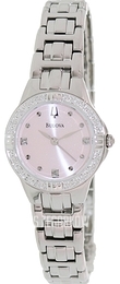 Bulova Diamond Różowy/Stal Ø26 mm 96R171
