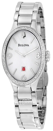 Bulova Diamond Biały/Stal Ø25 mm 96R192