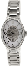 Bulova Diamond Biały/Stal Ø25 mm 96R193