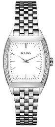 Bulova Diamond Biały/Stal Ø26 mm 96R196