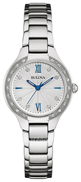 Bulova Diamond Srebrny/Stal Ø28 mm 96R208