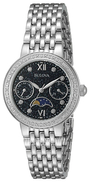 Bulova Diamond Czarny/Stal Ø31 mm 96R210