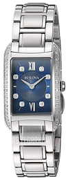 Bulova Diamond Niebieski/Stal 96R211