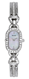 Bulova Crystal Biały/Stal Ø21 mm 96T57
